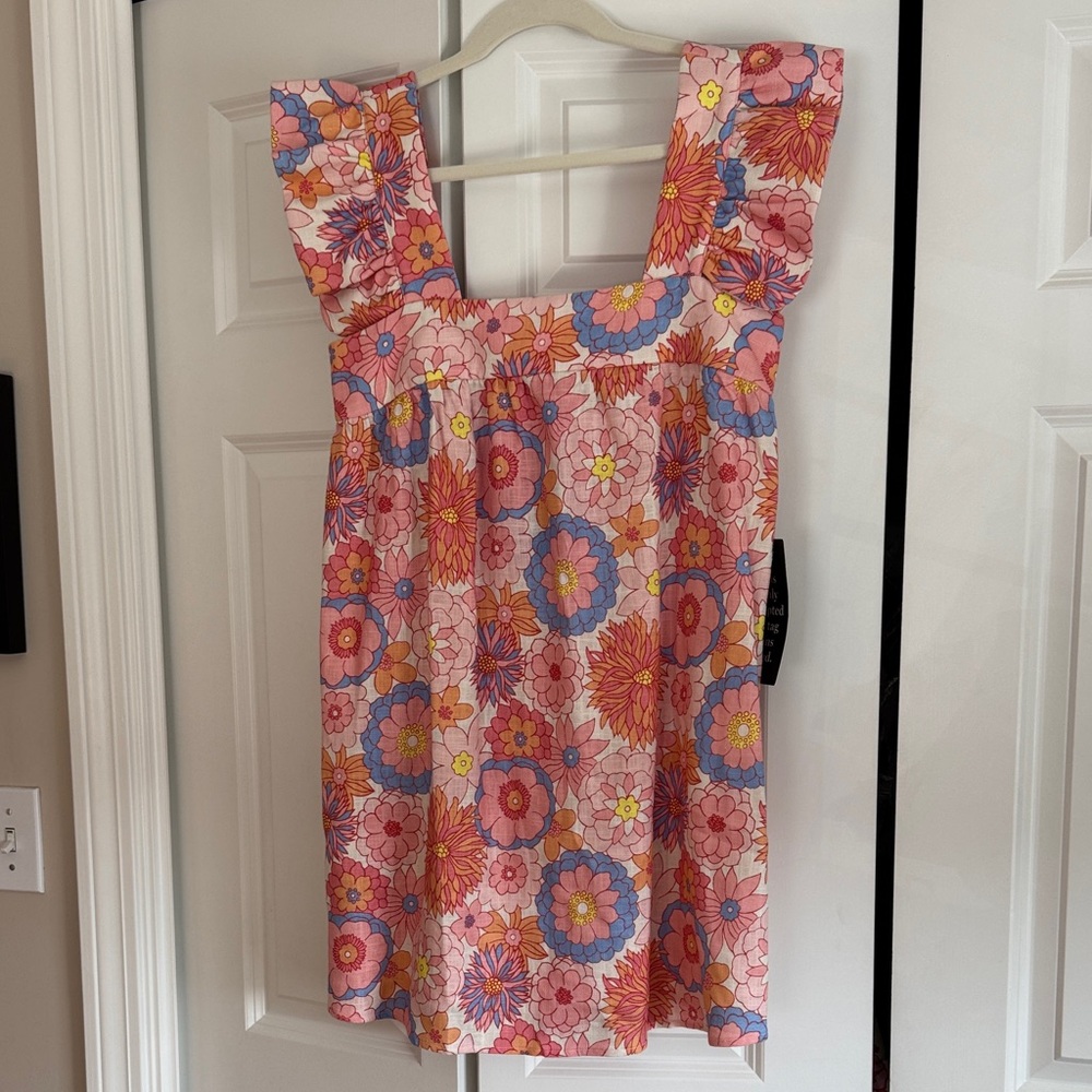 Tuckernuck x Cameron Eubaks Wimberly Pink Floral Square-Neck Tank